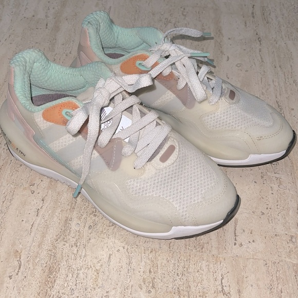 ADIDAS ORIGINALS ZX ALKYNE FX6369 Marathon Running Shoes Sneakers Size 5.5 White - Picture 6 of 17